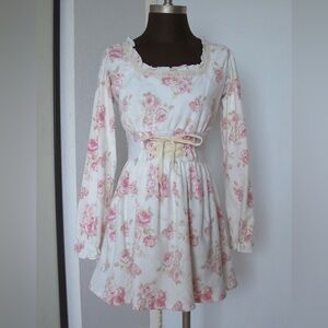 LIZ LISA OS Dress Floral Fits Size S/M